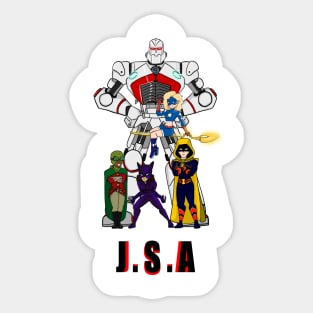 The new J.S.A Sticker